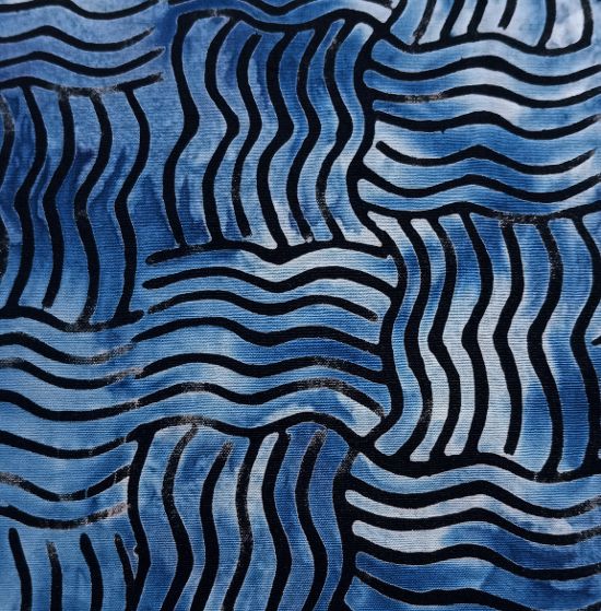 Sea Blue Tribal Square (Wholesale)