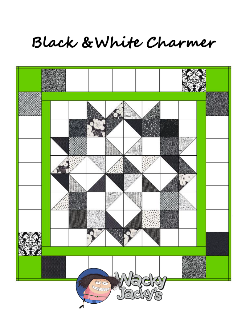 Black and White Charmer by Wacky Jacky's