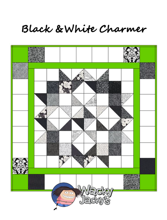 Black and White Charmer by Wacky Jacky's