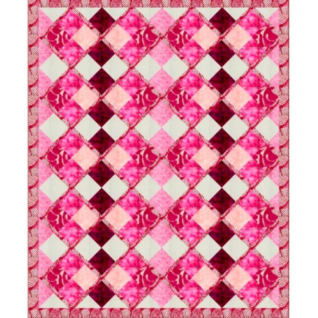 Hibiscus by 16 Fat Quarters (inc pattern)