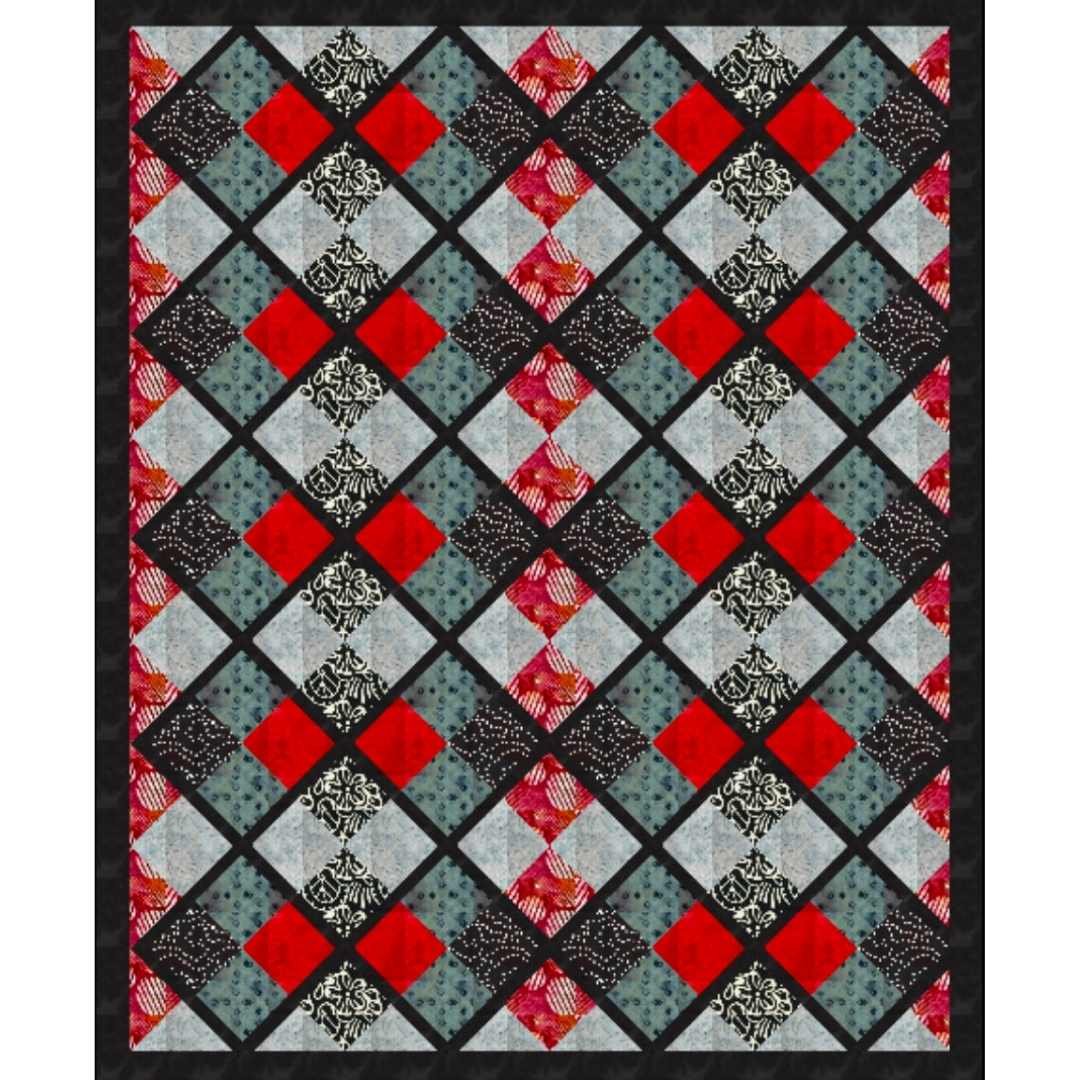 Lacquer by 16 Fat Quarters (inc pattern)