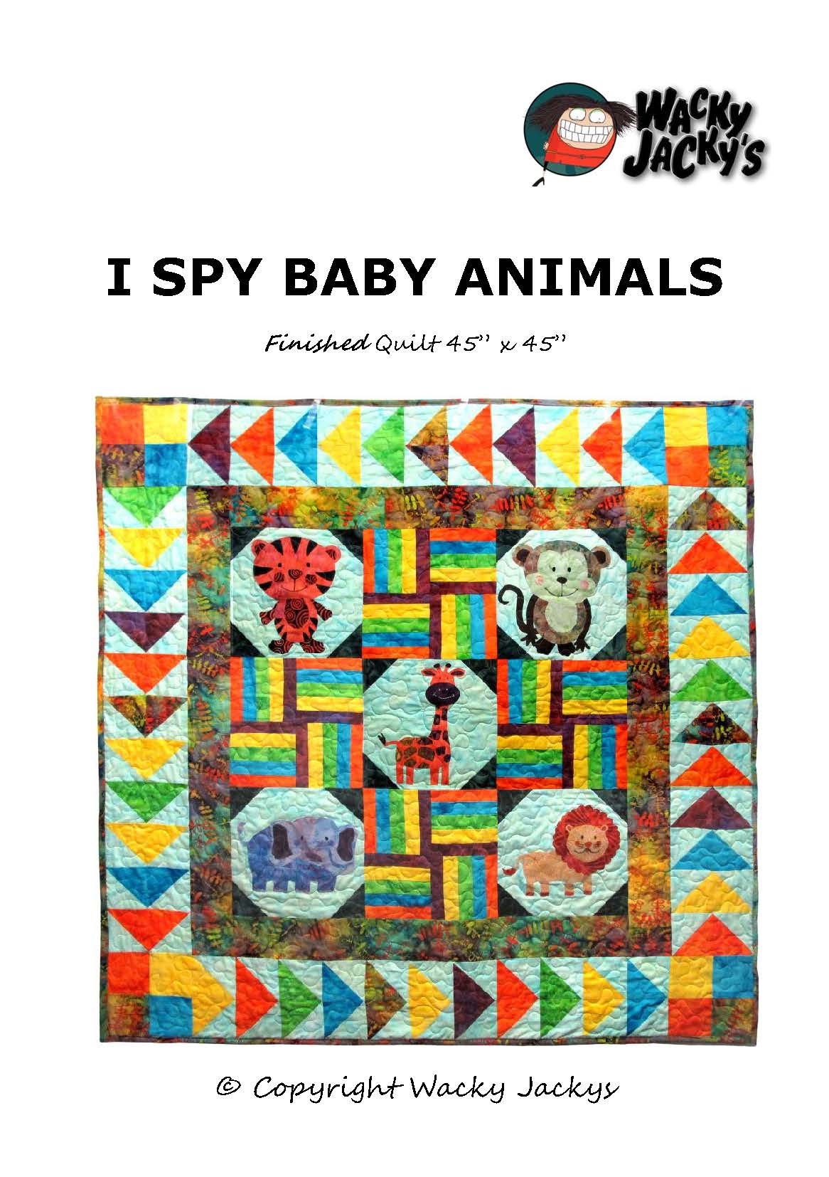 I Spy Baby Animal Quilt