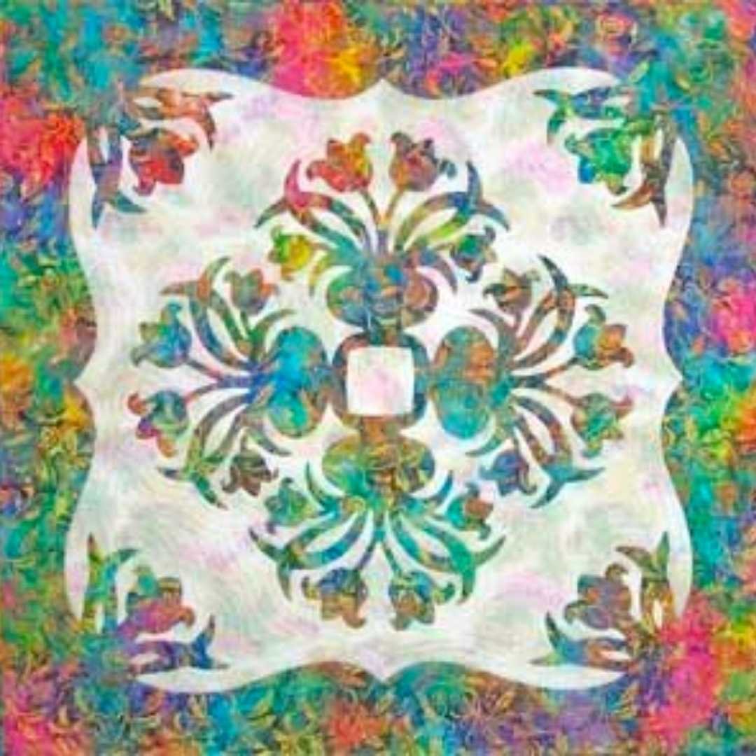 2 Fabric Appliqué Quilt