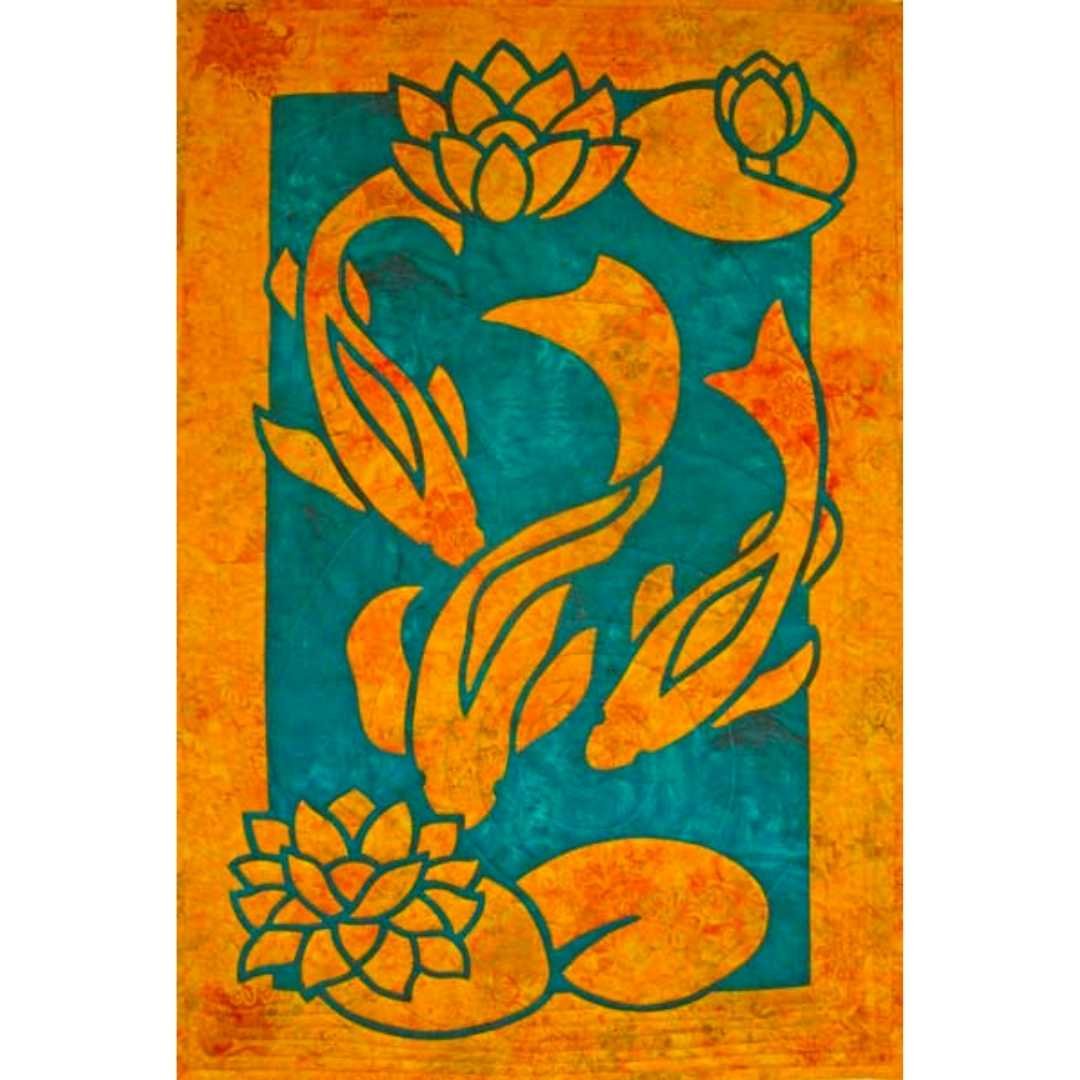 2 Fabric Appliqué Quilt