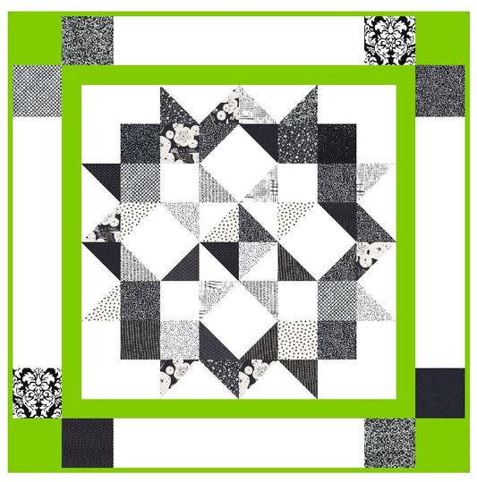 Black and White Charmer by Wacky Jacky's Digital Pattern