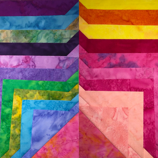 Charm Pack - Plain Brights (Wholesale)